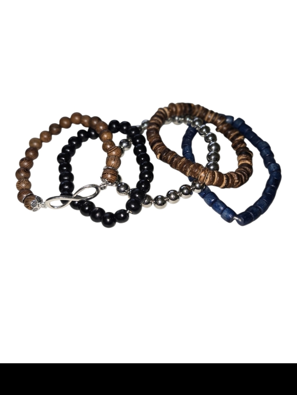 Handcrafted Beaded Bracelet Stack • Boho Artisan Jewelry • Gift Ready 247 - Picture 4 of 7